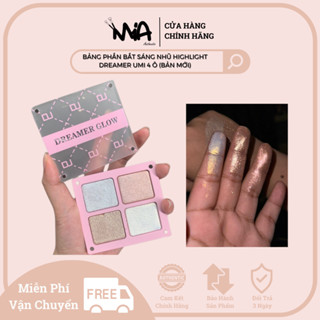 Bảng Phấn Bắt Sáng Nhũ Highlight Dreamer Umi 4 Ô (Bản Mới)