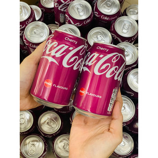 Coca cola cherry hàng đức lon 330ml /date 3/2025