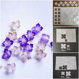 Cẩm tú cầu nhựa co nhiệt plastic shrink cắt sẵn làm thủ công handmade diy