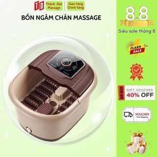 Bồn ngâm chân massage tự động làm nóng nước có chống giật , Máy ngâm chân massage có sục khí chính hãng