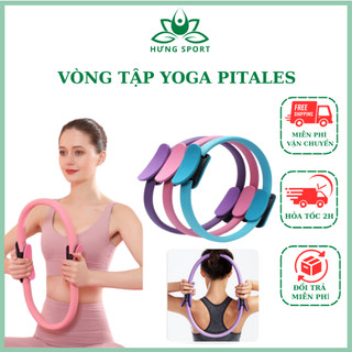 Vòng Tập Yoga Pilates , vòng tập gym, giúp săn chắc cơ , giảm mỡ vai , chịu lực cao ,vòng kháng lực ring magic circle
