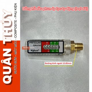  Đồng Hồ Đầu phun áp lực đầu xịt thuốc đầu rửa xe 1HP 2HP - Gắn đầu phun tự động  cái  