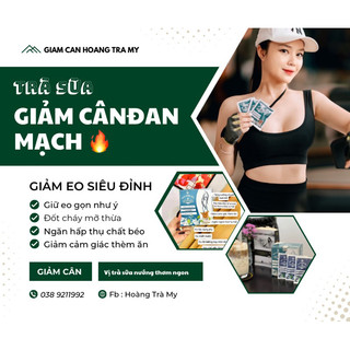 (HÀNG CHÍNH HÃNG) TRÀ SỮA GIẢM CÂN HOÀNG TRÀ MY - TRÀ SỮA NƯỚNG GIẢM CÂN