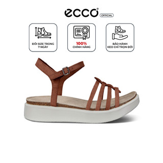 Giày sandals nữ ecco corksphere - mahogany - 27183301195