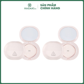Phấn nước 3ce bare cover cushion trang điểm tự nhiên 15g hasaki sản phẩm chính hãng