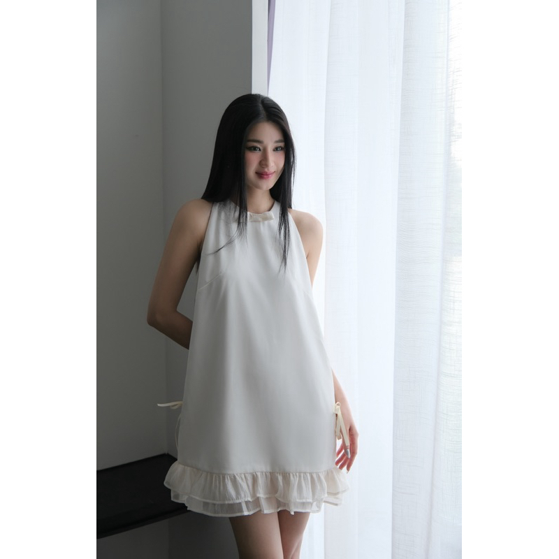 Ceci Cela - Đầm suông nơ Hint