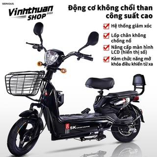  Xe đạp điện chính hãng 35km h chạy 60km-bảo hành 12 tháng 48V12AH Mẫu mới 2024 