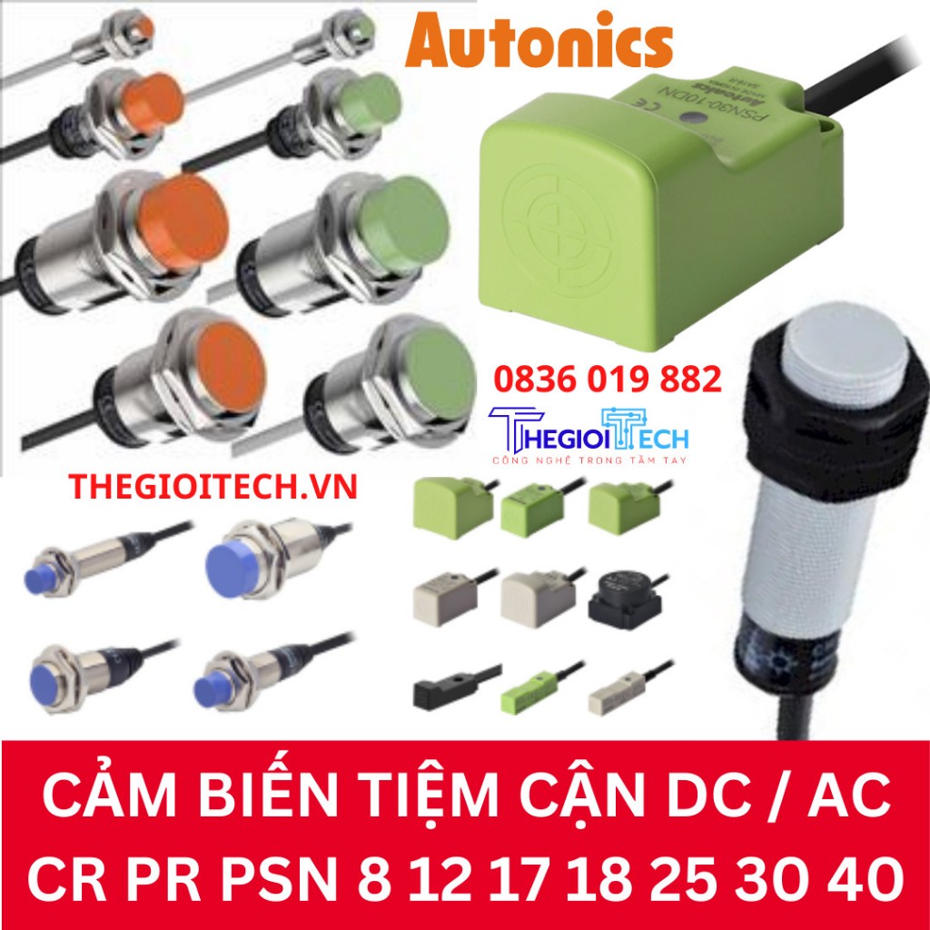 TH Cảm biến tiệm cận, điện dung Autonics CR PR PRT PRW PRTD PRD PSN PHI 8 12 17 18 30 40 NO-NPN 12-24VDC HÀNG THÁO MÁY - PRD12-4DP2