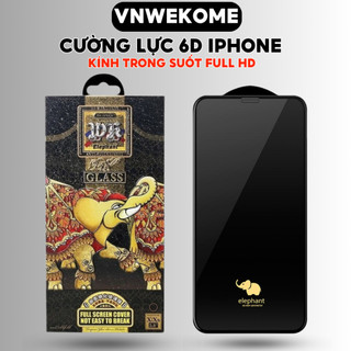 Kính cường lực iPhone 6D cao cấp VNWEKOME dán màn hình iphone 8plus xr xs max 11 12 13 14 15 pro max