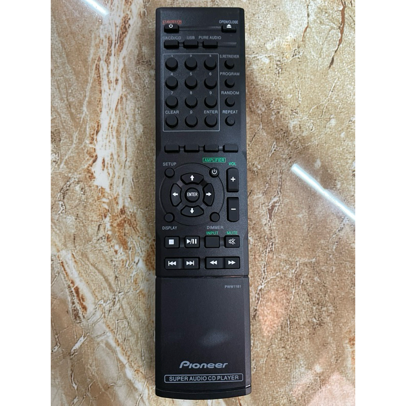 Remote Pioneer PWW1181 Thay Thế Cho Đầu Đĩa Pioneer PD-10-K PD-10-S Amply Pioneer A-10 #remote