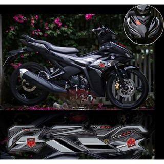 Tem rời exciter 155 mẫu Y16ZR xe đen mới phối đủ màu