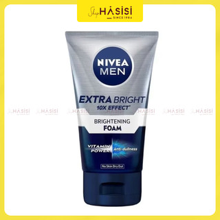 Sữa Rửa Mặt Sáng Mịn & Sạch Sâu NIVEA - Men Extra Bright 10X Effect Brightening Foam 100g