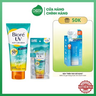 Serum Chống Nắng Dưỡng Thể Kháng Bụi Mát Lạnh Biore UV SPF 50+/PA+++