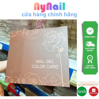 Sổ trưng bày mẫu móng, trưng bàysơn màu 120 móng