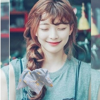 [Tím.Little] CỘT TÓC SCRUNCHIES VUÔNG THỜI TRANG DÂY BUỘC TÓC KIỂU MỚI 2024