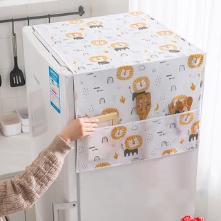 Tấm Phủ Tủ Lạnh Size Lớn Cho Tủ 1 Cánh, 2 Cánh Living C, Chất Liệu PEVA Chống Bụi, Chống Thấm