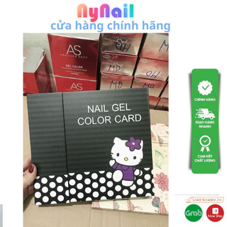 Sổ trưng bày mẫu móng, trưng bàysơn màu 120 móng