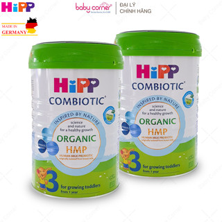 [HSD: T2/2026] Combo 2 Hộp Sữa Bột HiPP Organic Combiotic Số 3 800g