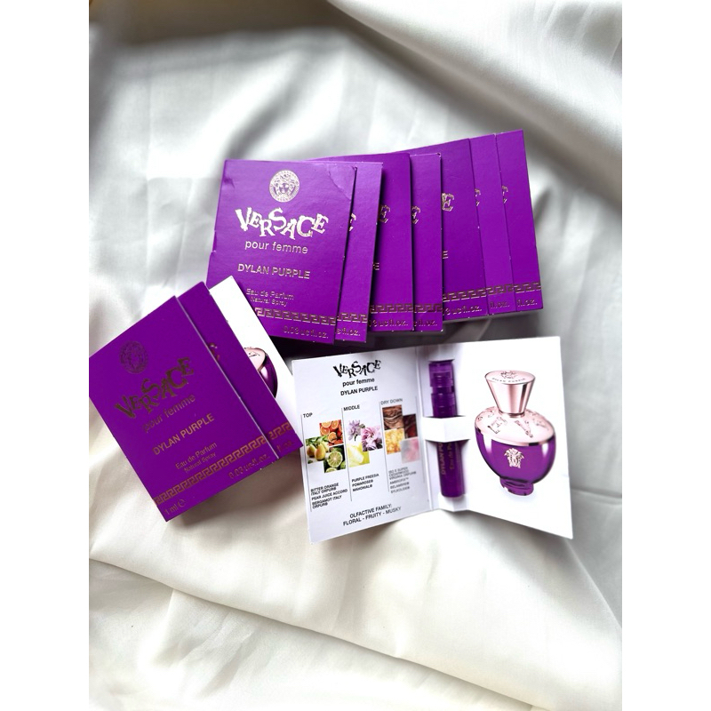 vial nước hoa Ver.sace tím