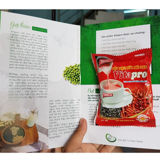 BỘT GẠO LỨC MÈ ĐEN VITAPRO ( KHÔNG ĐƯỜNG ) - 300GR