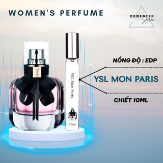 Nước hoa nữ YSL Mon Paris EDP mùi hương sang trọng quyến rũ thanh lịch chiết 10ml - Romenter Store