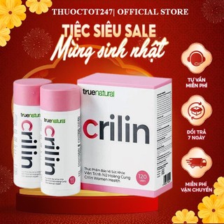 Viên uống Trinh Nữ Hoàng Cung Crilin Women Heatlh giảm u xơ tử cung điều hoà kinh nguyệt cân bằng nội tiết tố hộp 60v