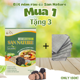Bột nêm rau củ San Nature -200gr - Bột nêm rau củ thuần chay,Nấm truffle thượng hạng