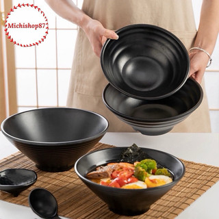 Tô xoăn đựng bún ,phở nhám đen nhựa Melamine kiểu Hàn Quốc nhiều Size