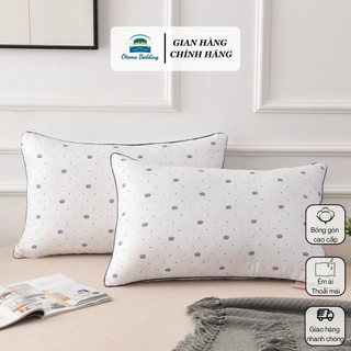 Ruột gối nằm hilton bông gòn ép hơi không xẹp khách sạn cao cấp - Otama Bedding