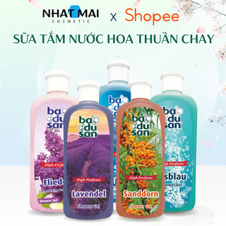 Sữa tắm nước hoa Organic Badusan thuần chay nhập khẩu Đức chính hãng - 500ml