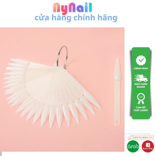 Móng que nhọn tập sơn - móng tập mẫu nail 1 bịch 50 que