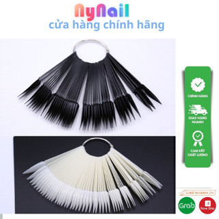 Móng que nhọn tập sơn - móng tập mẫu nail 1 bịch 50 que