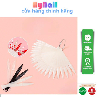 Móng que nhọn tập sơn - móng tập mẫu nail 1 bịch 50 que