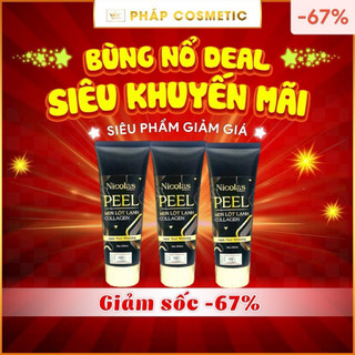 Kem Peel Da Nicolas- Peel Men Lột Lạnh Collagen 100gram