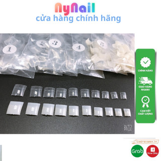 Móng nối chân chuẩn phom ( bịch 500 móng đủ size)
