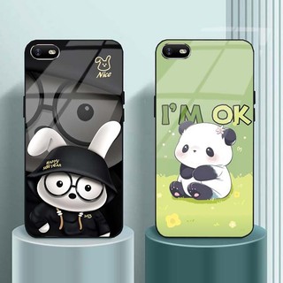 Ốp Lưng OPPO A1K, REALME C2 Mặt kính cường lực Cao Cấp, Sang Trọng thiết kế Độc Quyền