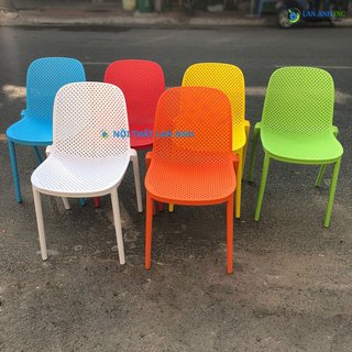 Ghế Nhựa PP Cao Đúc Nguyên Khối Đẹp Cho Quán Cafe, Nhà Hàng, Văn Phòng, Bàn Ăn Gia Đình LAD3016