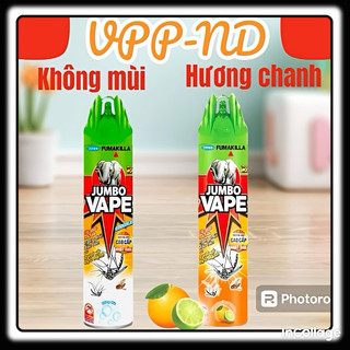 Bình xịt 660ml muỗi jumbo vape -hương chanh an toàn