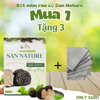 Bột nêm rau củ San Nature 350gr-Bột nêm rau củ thuần chay,không chất điều vị tạo ngọt có nấm Truffle