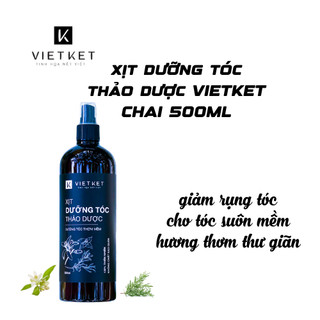 Xịt dưỡng tóc thảo dược Kích thích mọc tóc, giảm rụng tóc, dưỡng tóc thơm mềm Chai 500ml Koshka Home