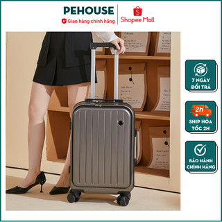 Vali du lịch cao cấp vali kéo có ngăn Laptop Size 20 inch PVL23-15 tích hợp khay để cốc Pehouse Mall