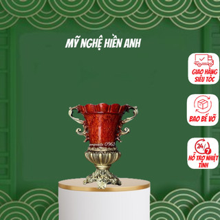 Bình hoa loe composite mã bh08, lọ cắm hoa cao cấp, bình cắm hoa trang trí, bình trang trí