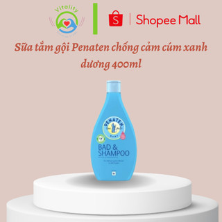Sữa tắm gội penaten chống cảm cúm xanh dương 400ml