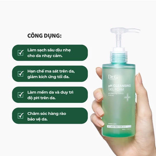[HÀNG CÔNG TY] Sữa Rửa Mặt DR.G PH Cleansing Gel Foam 200ml