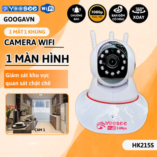 Camera wifi YOOSEE 1080P 3 Râu Trong Nhà KHÔNG LAN– Xem Đêm Không/Có Màu, Thiết Kế Nhỏ Gọn - BH 12T
