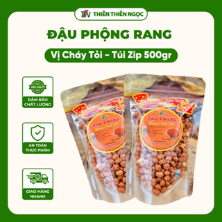  Túi Zip 500gr Đậu Phộng Rang Cháy Tỏi Thấm Gia Vị Béo Ngậy Thơm Ngon Ăn Vặt Ăn Nhẹ Eatclean 
