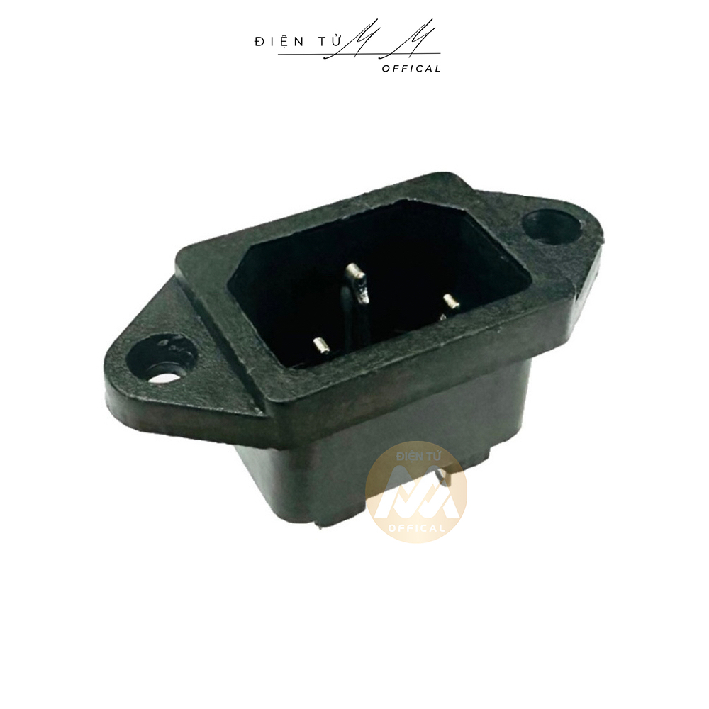 [50 cái] Ổ cắm nguồn AC 3 chân