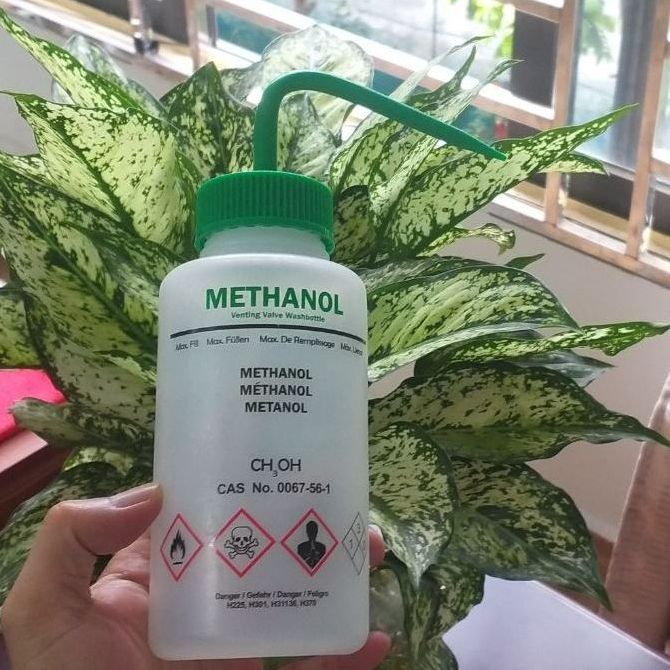 Bình tia nhựa miệng rộng METHANOL 500ml