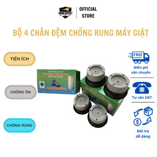 Bộ 4 chân Đệm Chống Rung Máy Giặt Đa Năng Giúp Tăng Tuổi Thọ Máy, Chống Rung, Chống Ồn Cực Kỳ Hiệu Quả.