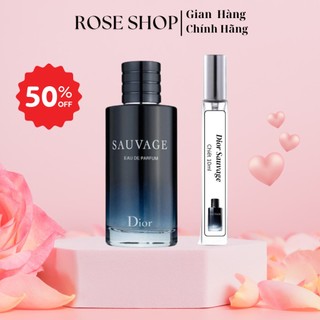 Nước Hoa Nam Dio.r 𝐒𝐚𝐮𝐯𝐚𝐠𝐞 EDP Chiết 10ml Nam Tính Lịch Lãm và Sang Trọng